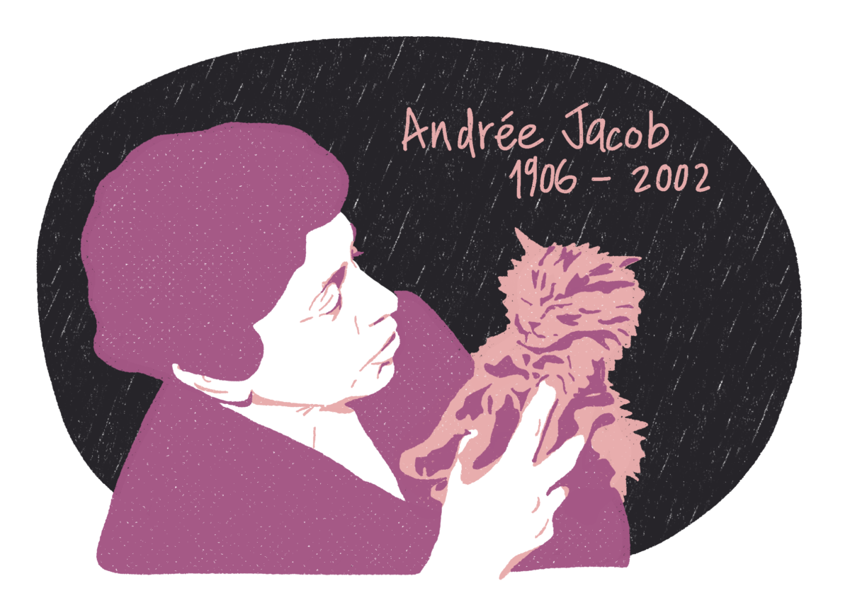 Portrait d'Andrée Jacob, femme de la Résistance