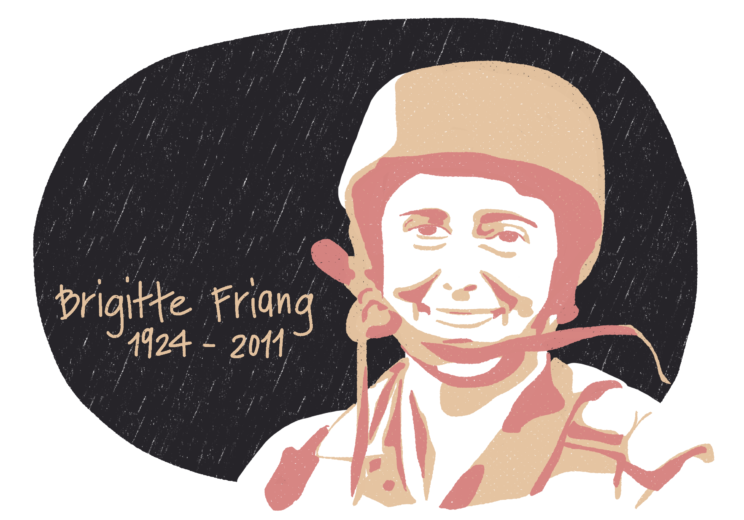 Portrait de Brigitte Friang, femme de la Résistance