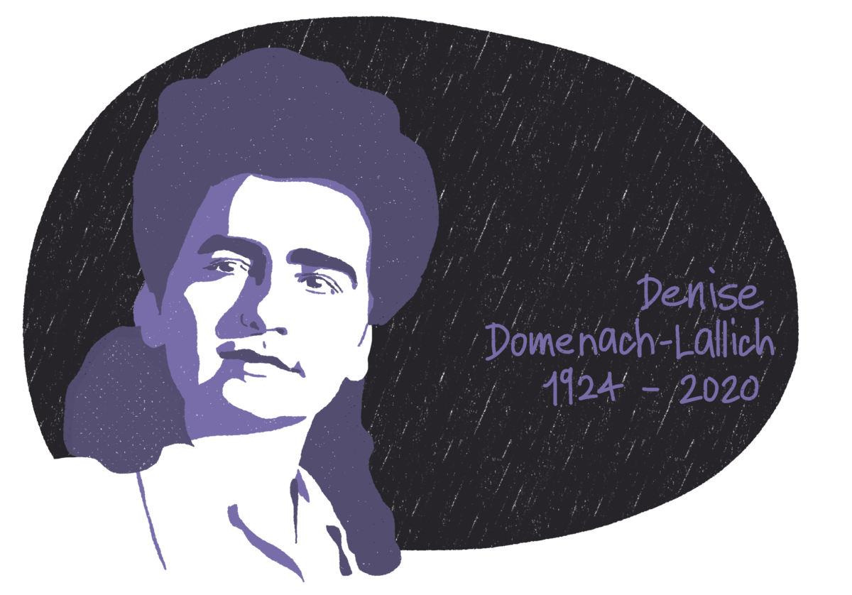 Portrait de Denise Domenach-Lallich, femme de la Résistance