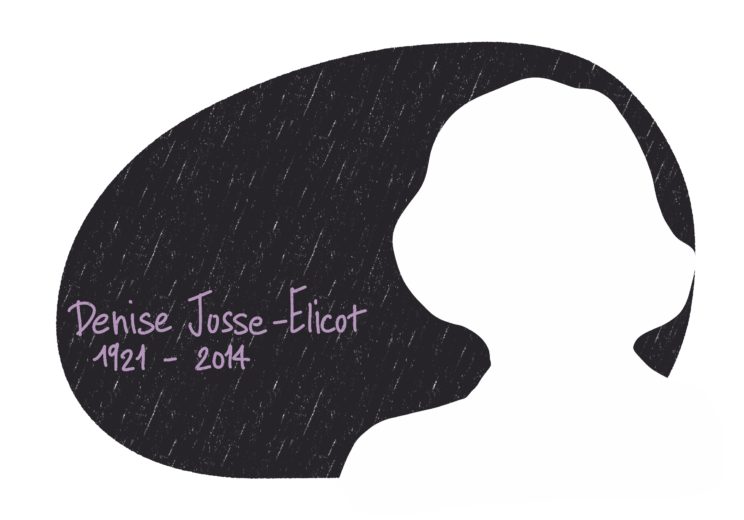 Portrait de Denise Josse-Elicot, femme de la Résistance