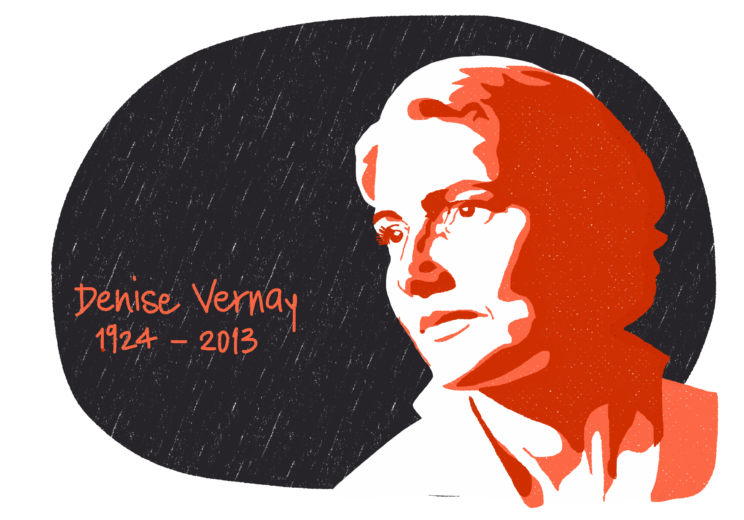 Portrait de Denise Vernay, femme de la Résistance