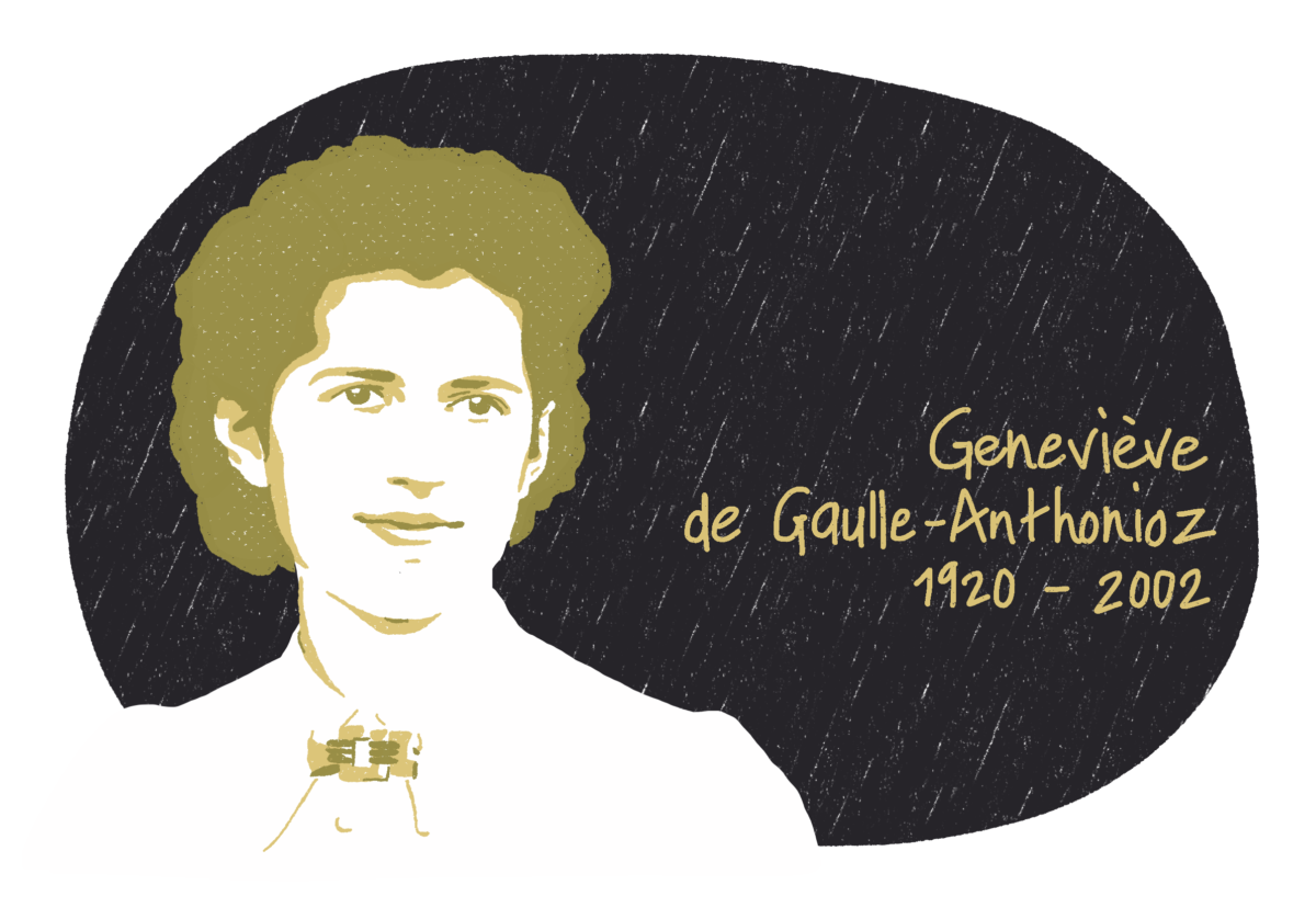Portrait de Geneviève de Gaulle-Anthonioz, femme de la Résistance
