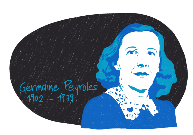 Portrait de Germaine Peyroles, femme de la Résistance