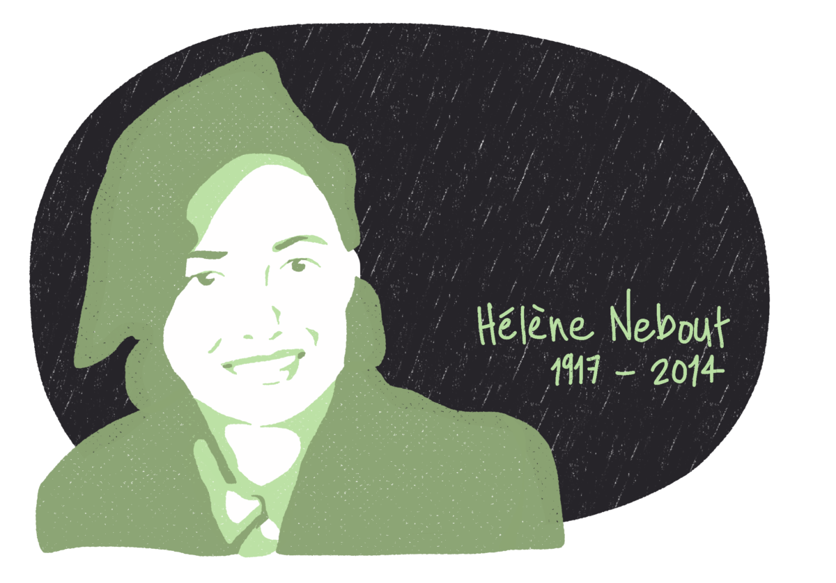 Portrait de Hélène Nebout, femme de la Résistance