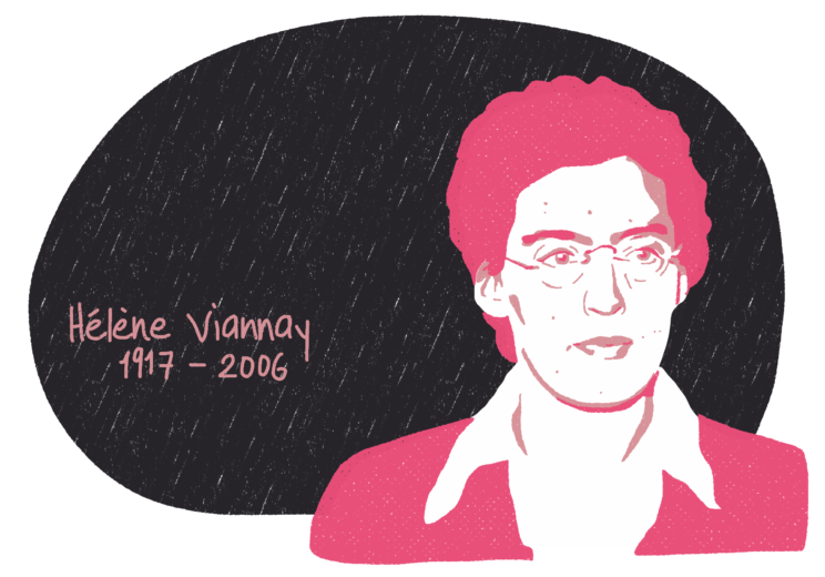 Portrait de Hélène Viannay, femme de la Résistance