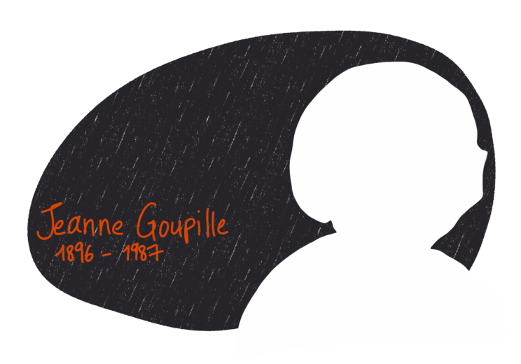 Portrait de Jeanne Goupille, femme de la Résistance