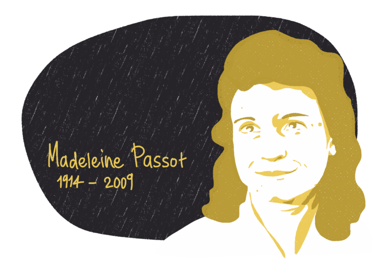 Portrait de Madeleine Passot, femme de la Résistance