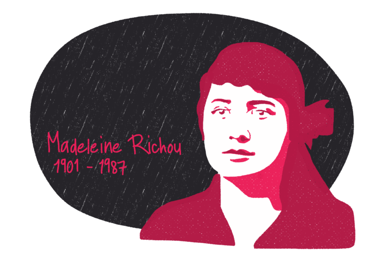 Portrait de Madeleine Richou, femme de la Résistance