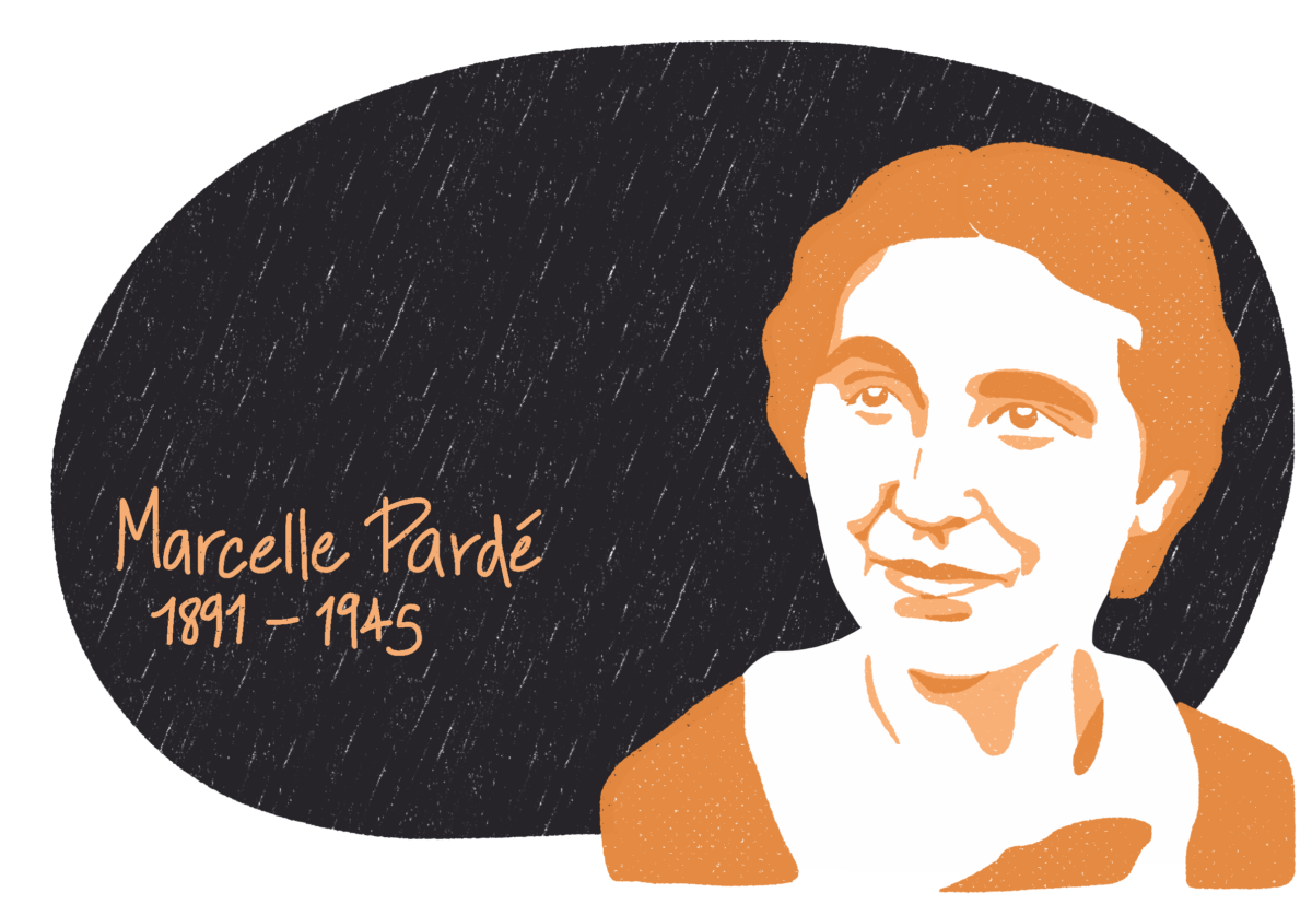 Portrait de Marcelle Pardé, femme de la Résistance