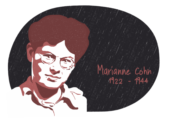 Portrait de Marianne Cohn, femme de la Résistance