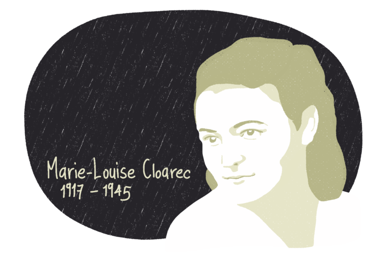 Portrait de Marie-Louise Cloarec, femme de la Résistance