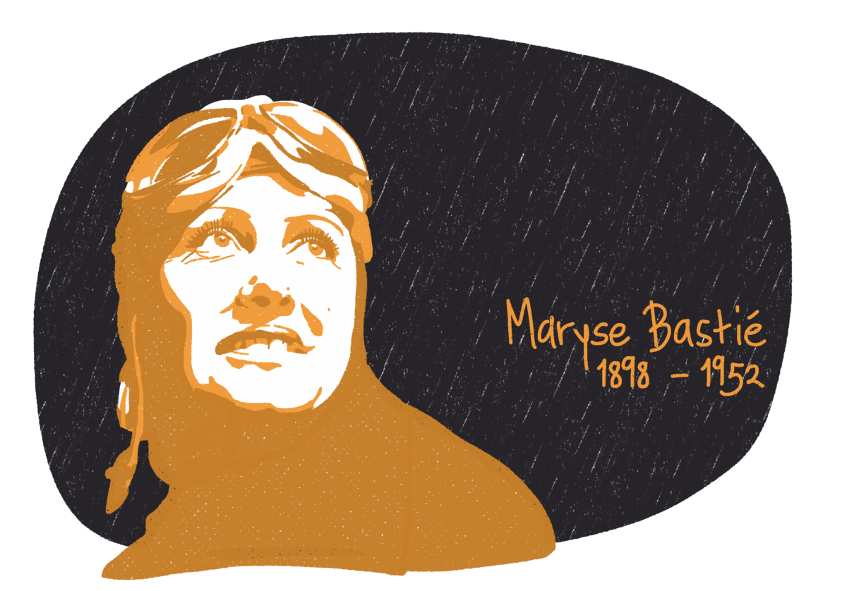 Portrait de Maryse Bastié, femme de la Résistance