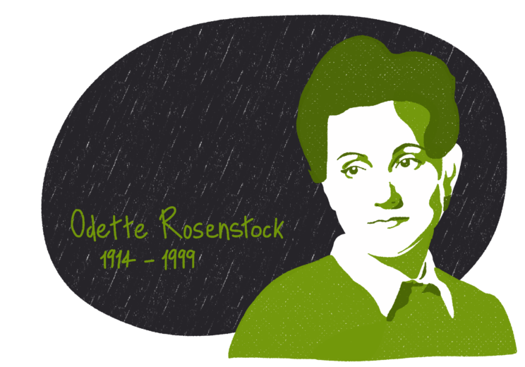 Portrait de Odette Rosenstock, femme de la Résistance