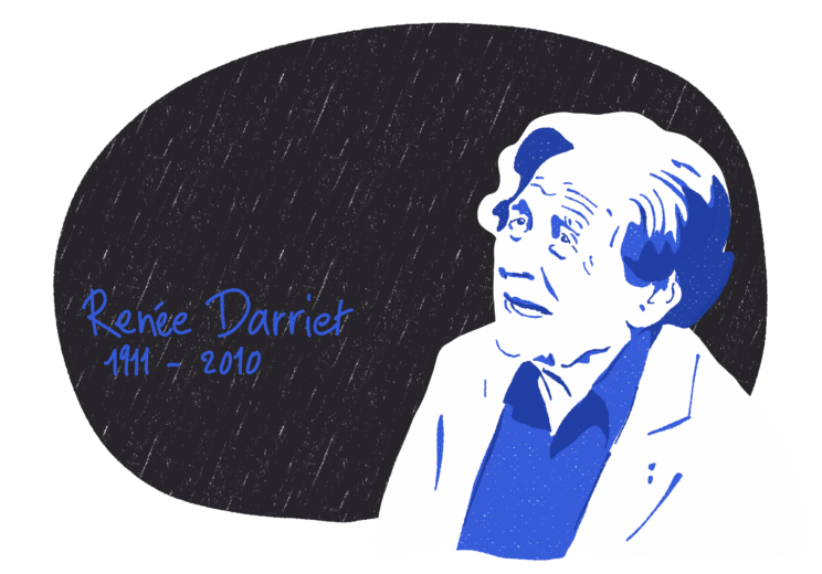 Portrait de Renée Darriet, femme de la Résistance
