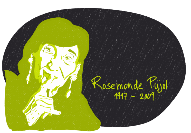 Portrait de Rosemonde Pujol, femme de la Résistance