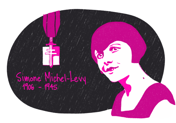 Portrait de Simone Michel-Levy, femme de la Résistance