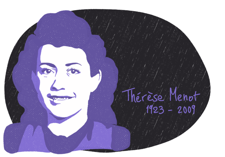 Portrait de Thérèse Menot, femme de la Résistance