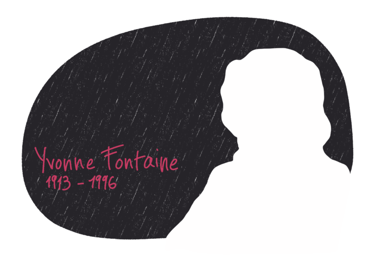 Portrait de Yvonne Fontaine, femme de la Résistance