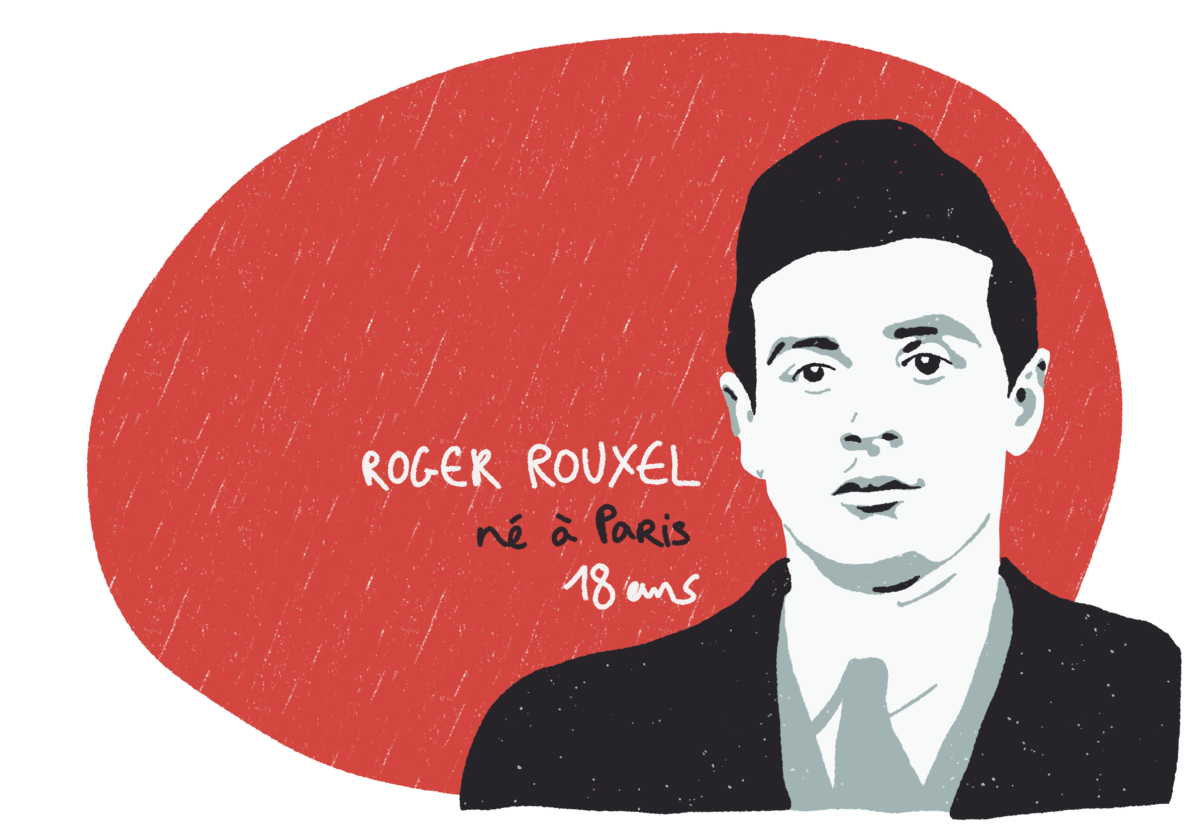 Portrait de Roger Rouxel, résistant MOI du groupe Manouchian